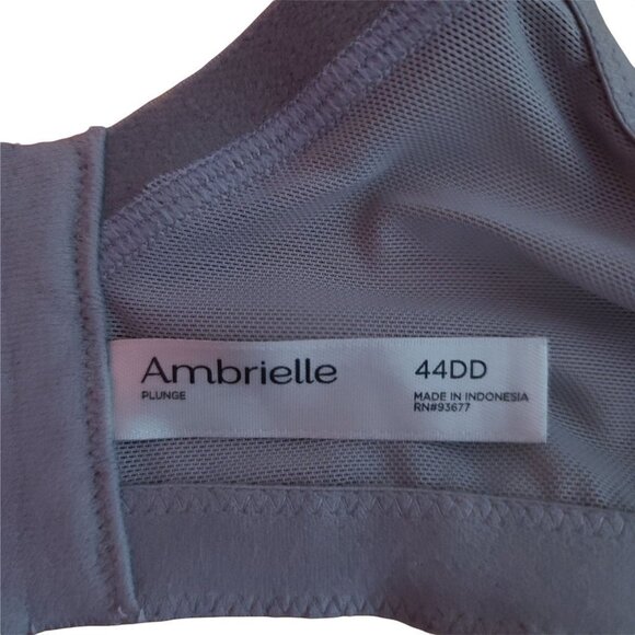 Ambrielle Tan with black lace lunge bra underwire 44DD/44E Adjustable straps - Picture 3 of 4